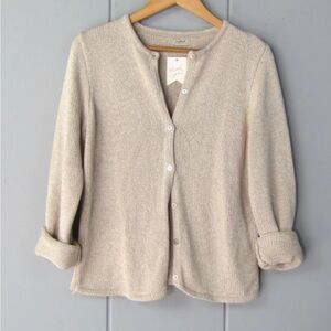 LL bean 100% cotton vintage cardigan